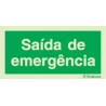 Placa Sinalização Emergência - Saída de Emergência