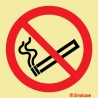 Placa Sinalização Proibição - Fumar