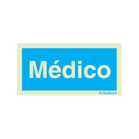 Placa Sinalização Informação - Medico